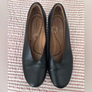 Clarks Women's Black Leather Shoes